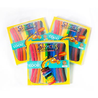 China Wholesale 12 Colors Custom Soft Triangle 14Cm Shatterproof Pencil Set With 15.8*15*1.5 Pounds for sale