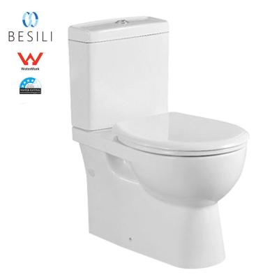 China Modern Hot Sale Watermark Wc Toilet Sets Two Piece Bathroom Luxury Ceramic Bathroom Sets Wash Down Toilet for sale