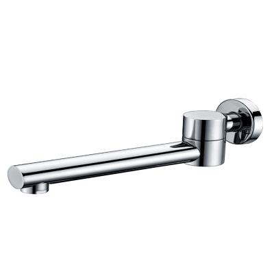 China Without Turnout Watermark Bath Spout Chromed Brass Widespread Bathtub Faucets Wall Mounted Faucet Bathroom for sale