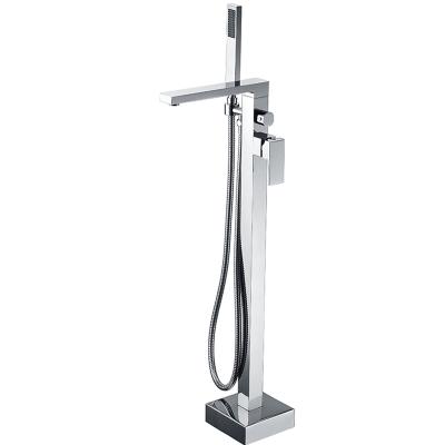 China Without Sliding Bar Faucets And Shower For Bathroom Tub Freestanding Floor Stand Faucet for sale