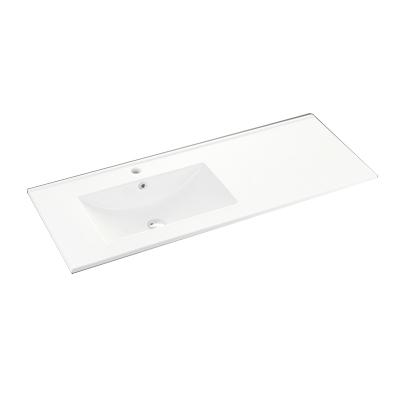 China Bathroom Basin Worktop Easy Clean Basin Made Of Ceramic And Slim Edge Cabinet Basin for sale