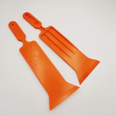 China NEW Flexible Bulldozer Large Orange Handle Squeegee For Window Car Tint Tools Squeegee Car Film Tools for sale