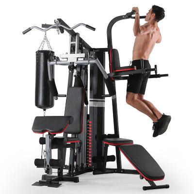 China Home Use Multi Station Gym Equipment 3 Stations Training Large Comprehensive Strength Training Equipment for sale