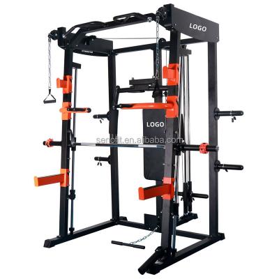 China Wholesale Indoor Gym Home Equipment Trainer Power Safe Squat Machine Multi Functional Stand Smith Machine for sale