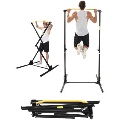 China Home Use Gym Home Gym Equipment Foldable Standing Power Tower Pull Up Dip Bar Station Strength Training Machine for sale