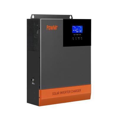 China CN in stock! ! ! PowMr 3.5kw 3500W Power MPPT 80A Charge Controller 48V 110VAC 145VDC Hybrid Solar Charge Inverter for sale