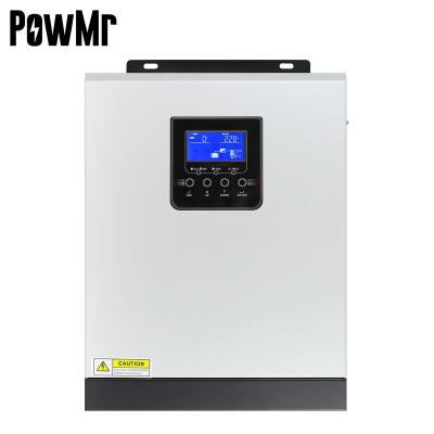 China MPPT Charger PowMr 3KVA 2400W 24V DC 220V AC Output 2.4KW 3000VA Pure Sine Wave Solar Power Hybrid Inverter With 50A MPPT Charge Controller for sale