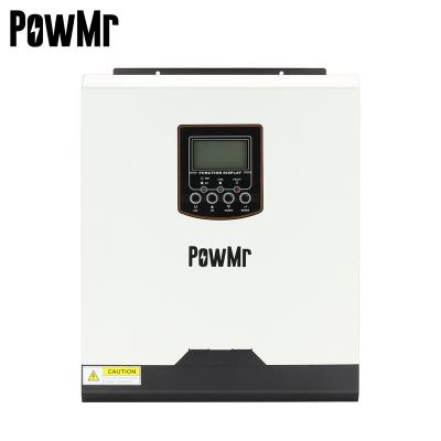 China Pwm Generator Controller PowMr 5KW 5KVA All In One Inverter 48V 230VAC 50A PWM Solar Embedded Solar Charge Controller 5000W Hybrid Inverter for sale