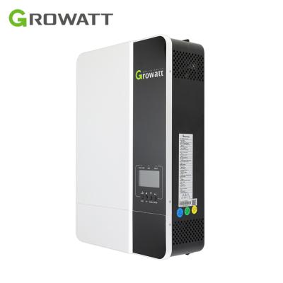 China Support With or Without Battery Growatt Inverter SPF 5000ES 3.5KW 5KW 5000W 3500W 48vdc 5KVA Wifi Monitoring Off Grid Solar Inverter for sale