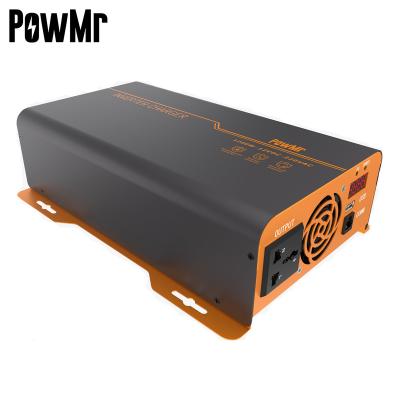 China Power System PowMr 1200W 12V 110V/220V Solar Off Grid Inverter Charger 1.2KW Pure Sine Wave Off Grid Solar Inverter For Lead Acid/Lithium Battery for sale