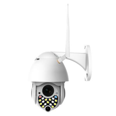 China Outdoor Home Night Vision Wifi Security Camera 1080P PTZ Wireless Pan Tilt Zoom Camera IP Cameras with 2 Way Audio for sale