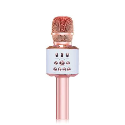 China Amazon Handheld Hit Microphone Portable Wireless Karaoke 2 in 1 Multifunctional Wireless Microphone and Speaker for Gift for sale