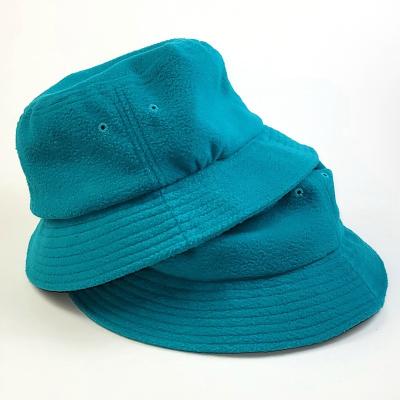 China Custom Wholesale Designer COMMON Winter Gorras Soft Fleece Bucket Hat For Unisex for sale