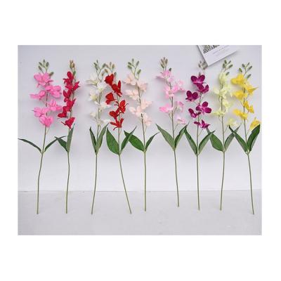 China High quality silk artificial cattleya orchid plant for wedding and event arrangement LH001 for sale