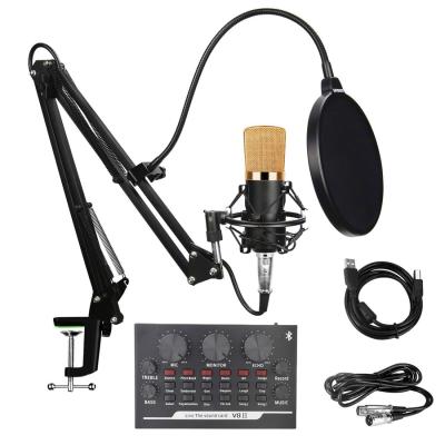 China Hot USB Microphone Amazon Selling Recording Studio Equipment Conference Desktop Broadcast Microphones for sale