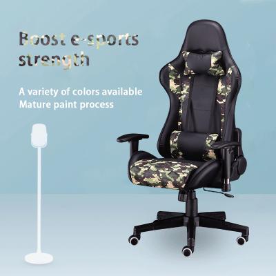 China Ergonomic Office Furniture (Height) Adjustable Computer Gaming Chairs Cheap Ergonomic Gamer Chairs Racing Leather Gaming Chair RGB Pink for sale