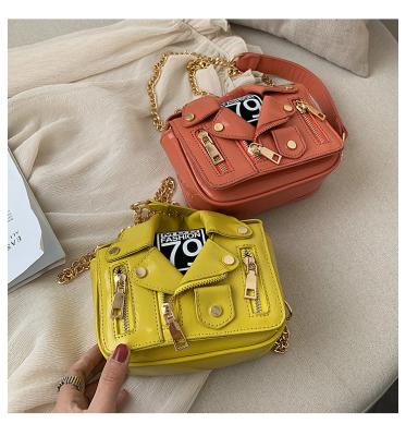 China Fashion Most Popular In South America Handbag Purse Feature Style Chains Bag PU Girls Leather Cross - Body Bag Selling Everyone for sale