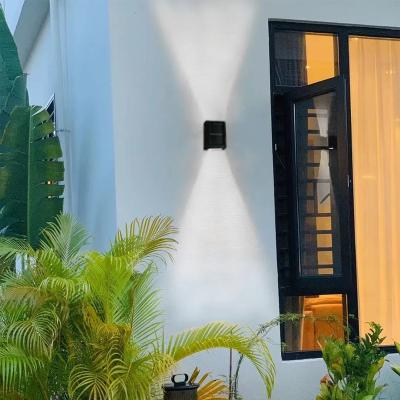 China Morden Brought In / Down Light Wall Mount Outdoor Solar Garden Wall Light For Outdoor for sale