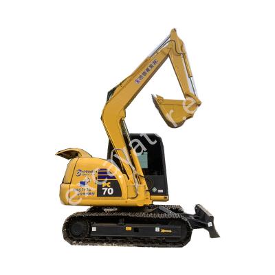 China 7 TON Used MINI Komatsu PC70-8 Excavator Used Excavators with good condition 6080*2225*2620 (mm) for sale