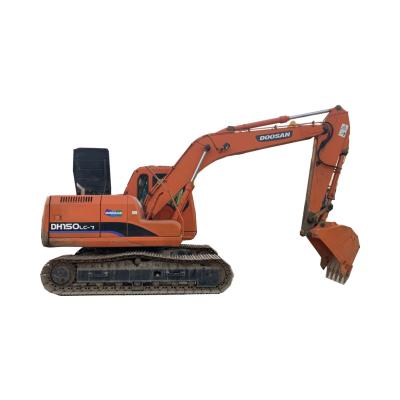 China Low Price Used Original Doosan DX150 DX150-7 Hydraulic Crawler Excavator For Sale 0.7Â ³ for sale