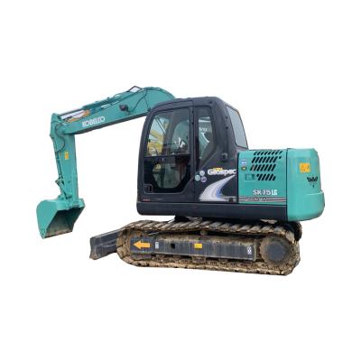 China Japan Used Kobelco SK75 Excavator , Cheap Kobelco Crawler Excavator 7ton Mini Excavators For Sale 0.4″ ³ for sale