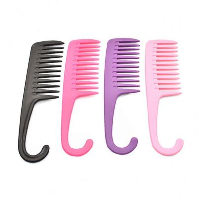 China Headwear New Style Hot Sale Hairdressing Comb Curved Plastic Big Hook Tooth Hair Household Styling Hair Combs for sale