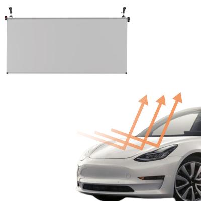 China High Quality Car Front Automatic Retractable Windshield Sun Protection Sunroof Shade Retractable Sunshade For Tesla Y for sale