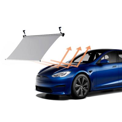 China Sun Protection Customized Car Window Front Windshield Car Sun Shade Retractable Car Sunshade for sale