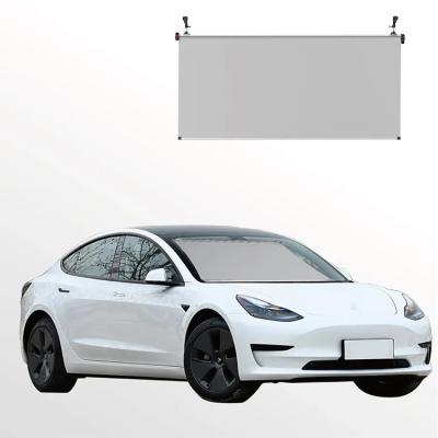 China Sun UV Shade Sun Shade Sun Car Window Protector Customized Auto Retractable Sunshade For Tesla Model 3 for sale