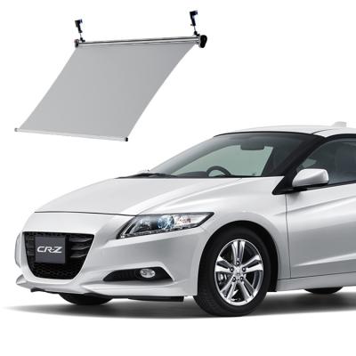 China Sun Protection Customized Logo Car Sunscreen Retractable Sun Shade Front Automatically Scalable Sunshade for sale