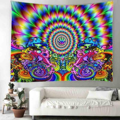 China Psychedelic Gypsy Tapestry Witchcraft Mandala Tapestry Wall Hanging Indian Bohemian Tapiz Home Decoration for sale