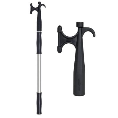 China Aluminum Telescopic Boat Pole With Hooks Telescopic Boat Pole Boat Hook Hardware for sale