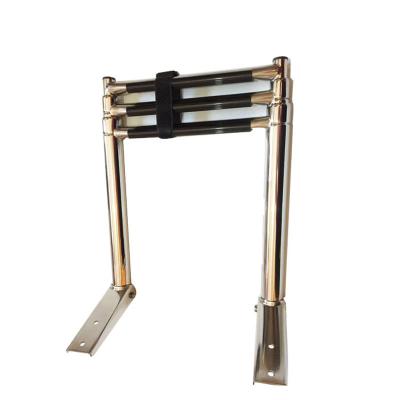 China Boat Hardware Fitting 2/3/4 Steps Telescoping Boat Ladder Stainless Steel Drop Ladder For Marine Yacht /Swimming Pool for sale