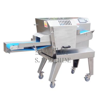 China Hotels Electric Commercial Cooked Vegetable and Fruit Slicer Beef Ham Pork Belly Slicer Canteen Meat Slicing Machine for sale