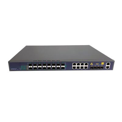 Cina Porto GPON OLT della cassetta 16 compatibile con HUAWEI ZTE ONU 8GE SFP 10GE SFP+ in vendita