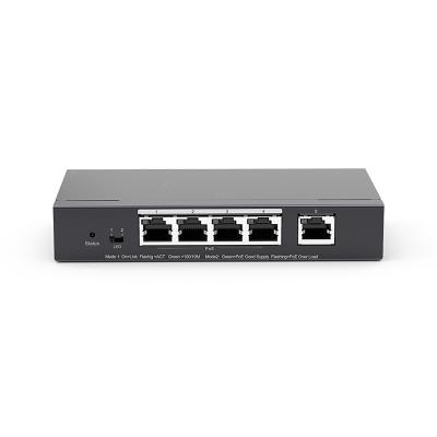 China Enterprise PoE Ethernet Switch Smart Cloud Managed 5 Port Gigabit Switch for sale