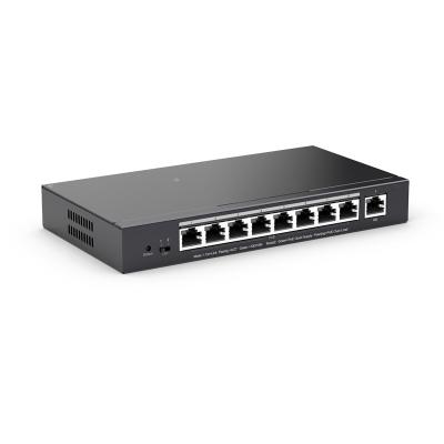 Chine 18 le commutateur gauche de gigabit de GBP 9 Poe a contrôlé ZC-S2009P avec 8 ports de PoE+ à vendre