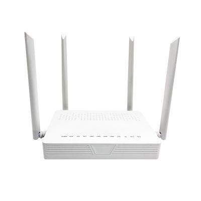 China Van de de Router de Dubbele Band van FTTH GPON ONT ONU Antennes 4GE 2FXS AC2100 van WiFi Te koop