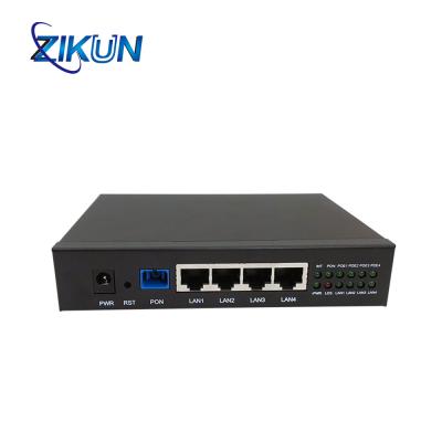 China GPON 4 Port ONU Full Gigabit IEEE802.3af PoE ONU For CCTV Camera for sale