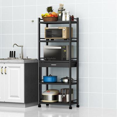 China Sustainable Kitchen Metal Storage Racks And Racks Shelves For Family Use for sale