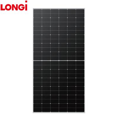 China Monocrystaline Silicon Solar Panels LONGi  Cheap Monocrystalline  Single 555 watt Solar Panel  540-550W Bifacial Solar Panel for sale