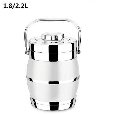 China Portable Steamable Chinese Suppliers Stainless Steel Potluck Bowl With Compartment for sale