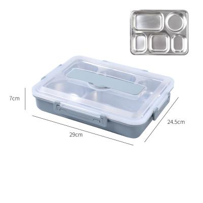 China New Design Food Container Bentostyle Hot Metal Bento Thermal School Lunch Box Kids for sale