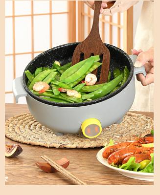 China Household stainless steel good quality promotional non-stick glass pp electric hot pot cooker for sale