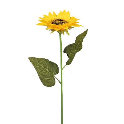 China Wholesale Artificial Celebration Sunflower Flowers Long Stem Artificial Flowers Silk Flowers for sale