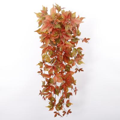 China Hot Sale Artificial Hanging Vine Ivy Leaf Plants Celebration Garland Foliage Flowers Artificial Plants for sale