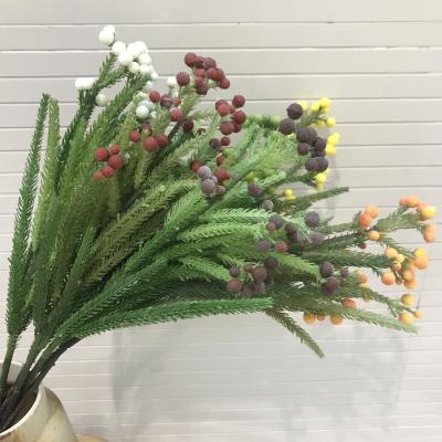 China High Quality Artificial Plastic Berry Flower Stems Celebration Decoration Artificial Fruit for sale