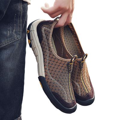 China Fashion design in the water fashionable outdoor sports shoes new Mesh Breathable Men leather summer shoes men wading shoes for sale