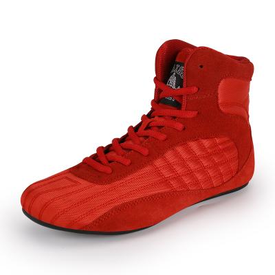 China Oxford Factory OEM Anti-Smell Men's Jinjiang Boxing Training Wrestling Shoes Non-Slip Wear-Resistant Professional Wrestling Fitness Oxford Shoes for sale