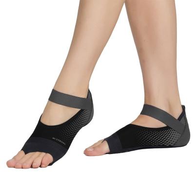 China Fashion Grip Strap Ballet Dance Workout Tights Accessories\Comfortable Open Slip\Durable Yoga Socks Non for Women and Men for sale